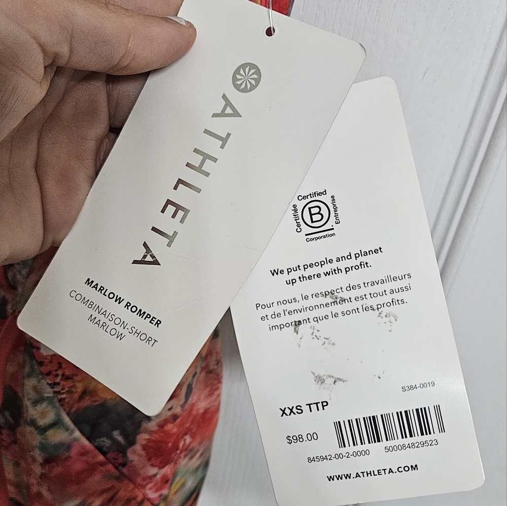 Athleta Floral Romper - Picture 6 of 7